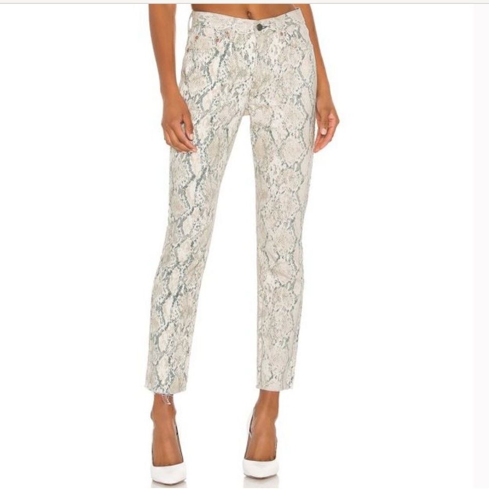 NWT Grlfrnd Karolina Skinny Jeans Snake Bite